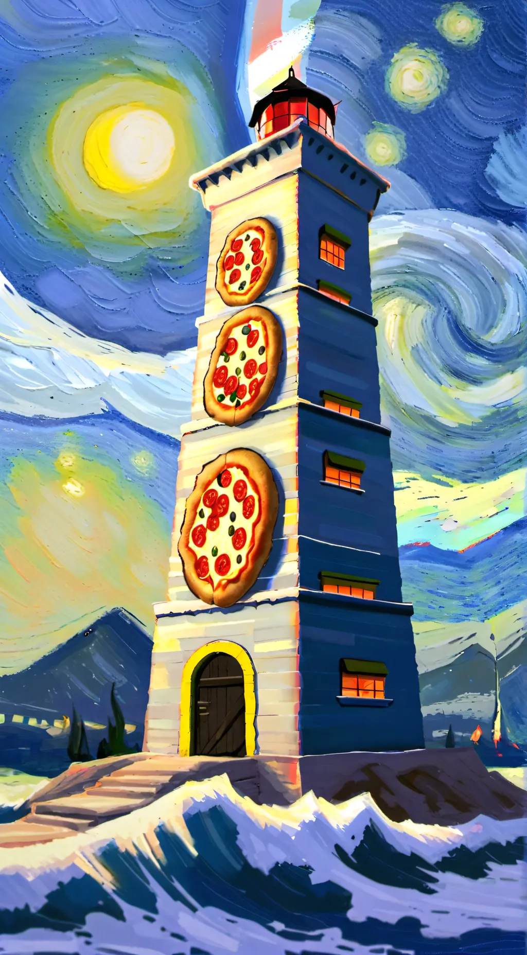 ai character: the noise background