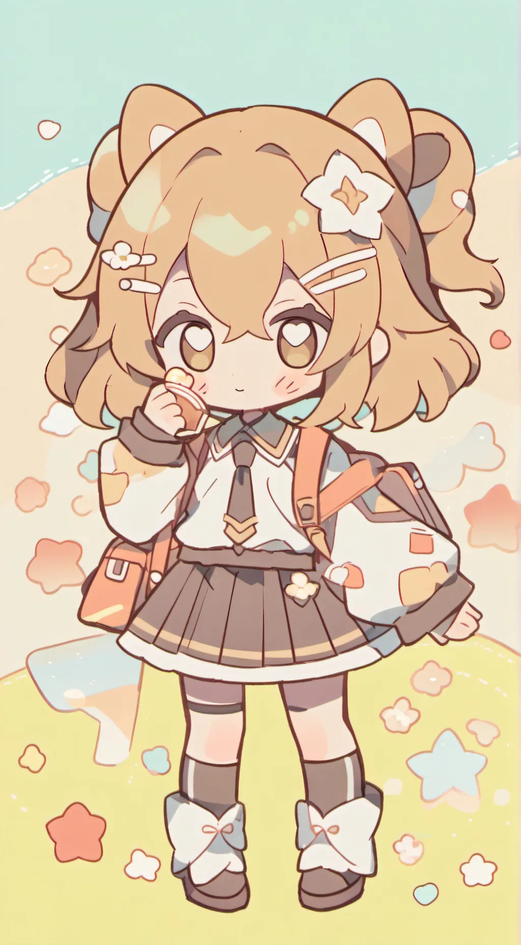 ai character: irma  background