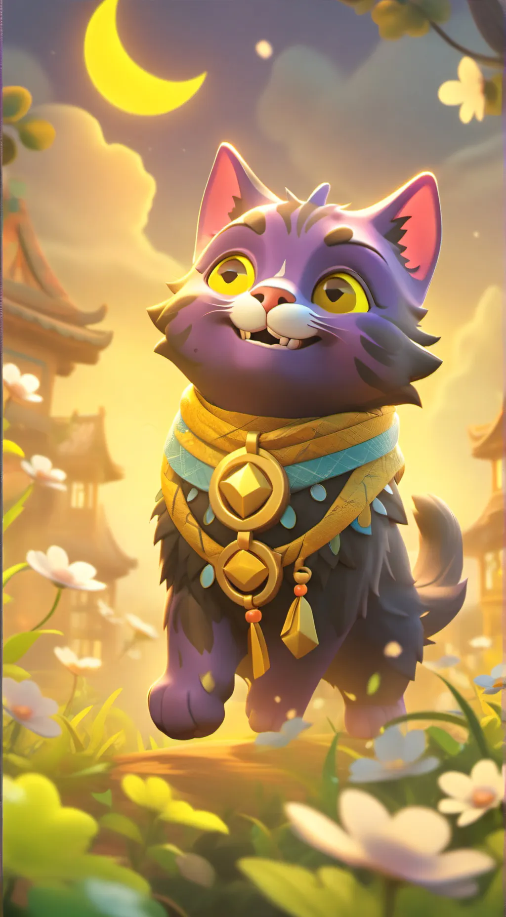 ai character: catnap background