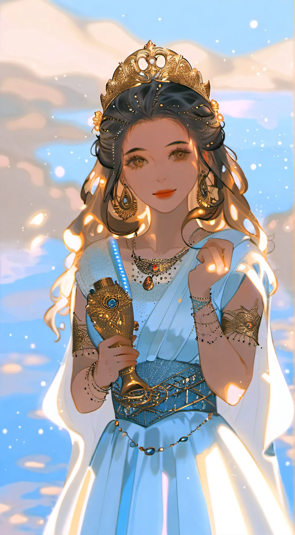 ai character: kiara background