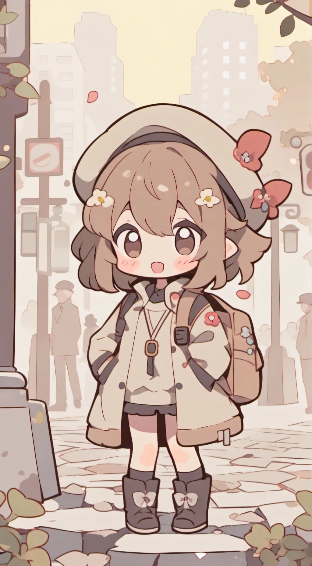 ai character: Old classmates  background