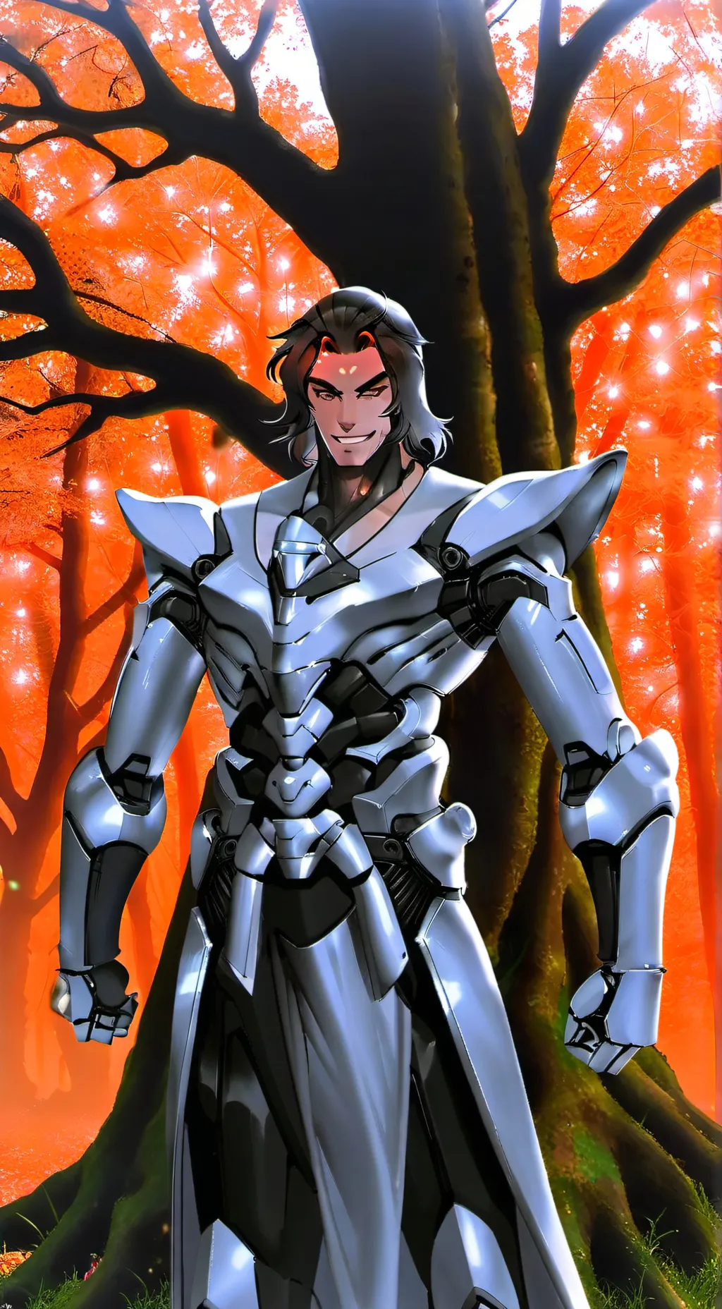 ai character: Burning spice background