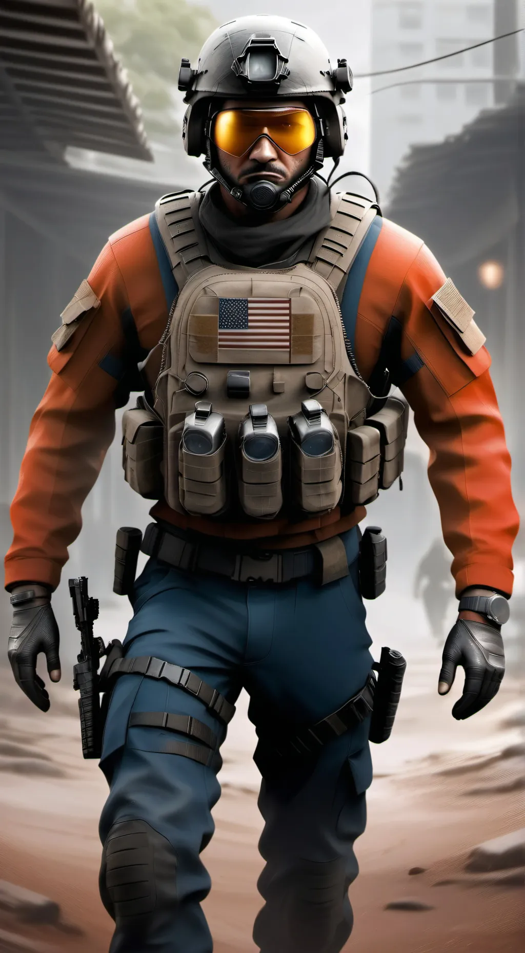 ai character: COD-Bar V2 background