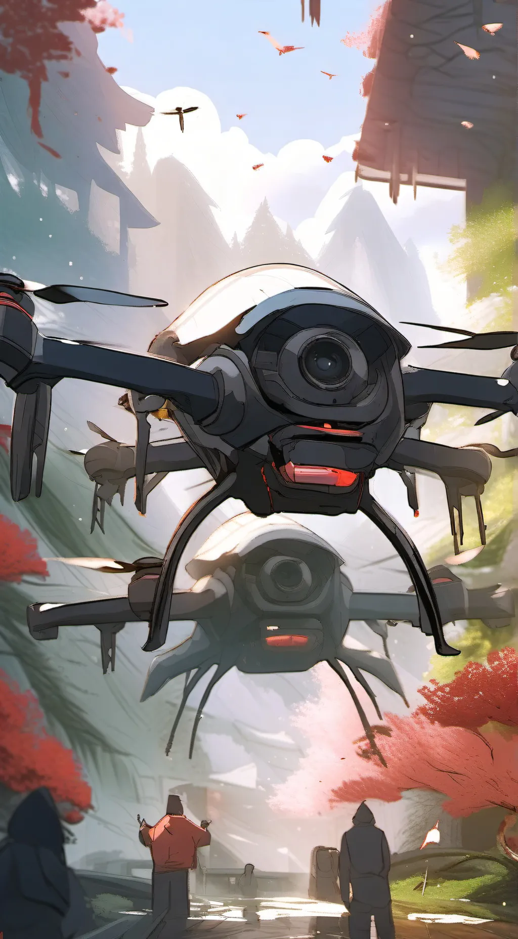 ai character: all of glitch  background