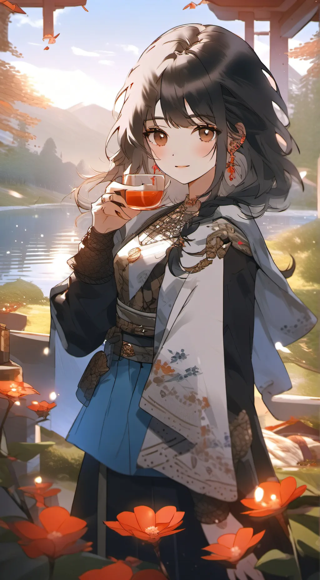 ai character: kny background