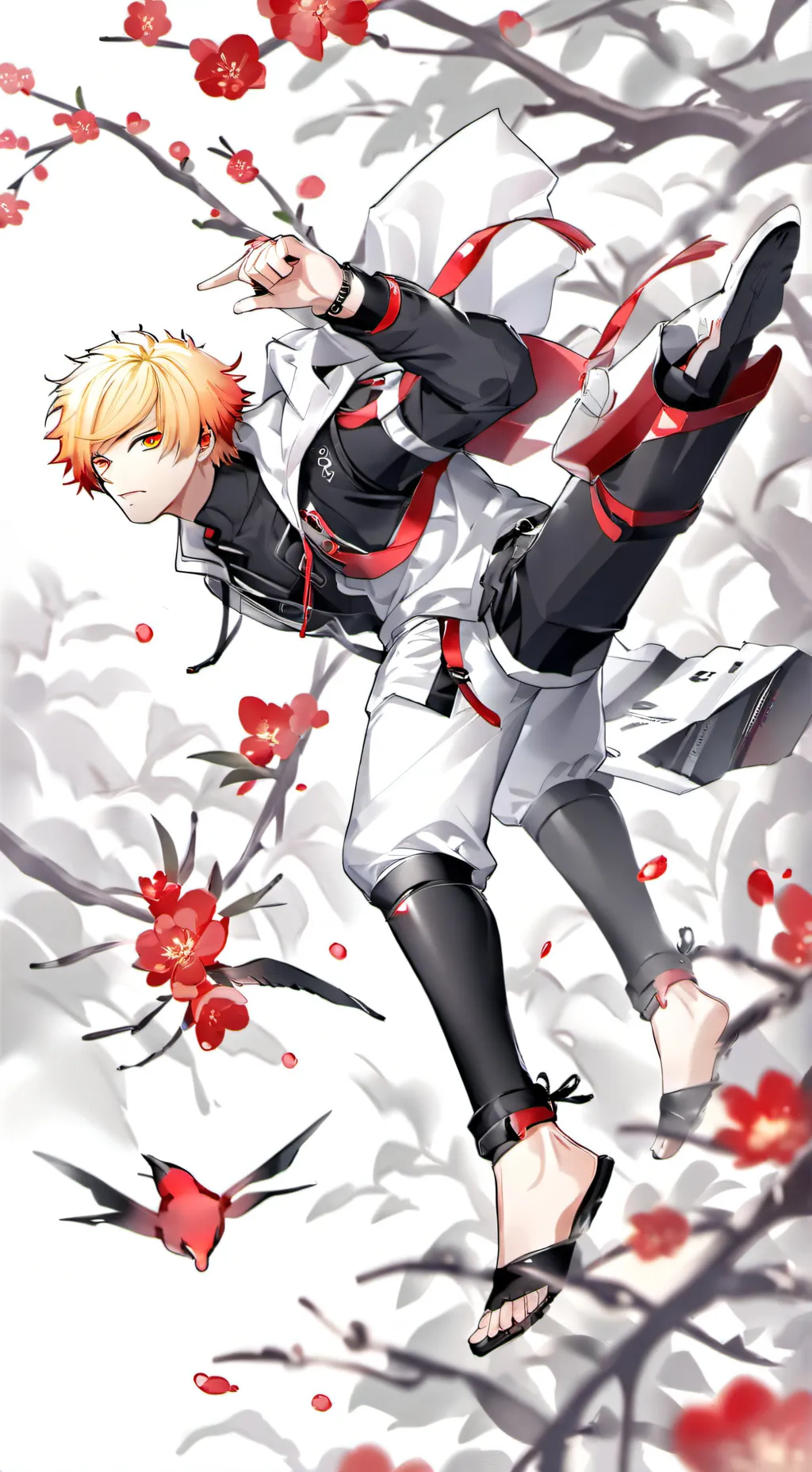 ai character: horror bakugo background