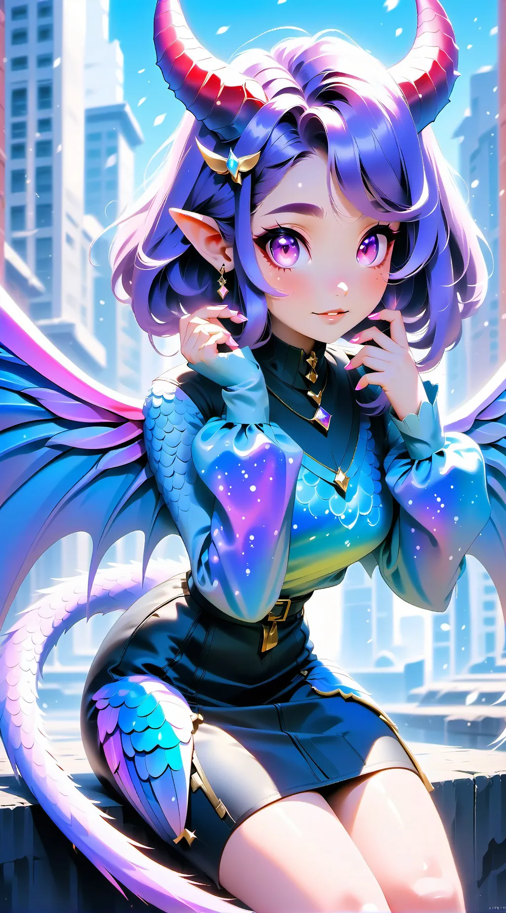 ai character: 𝓜𝓮𝓲! 👾 background