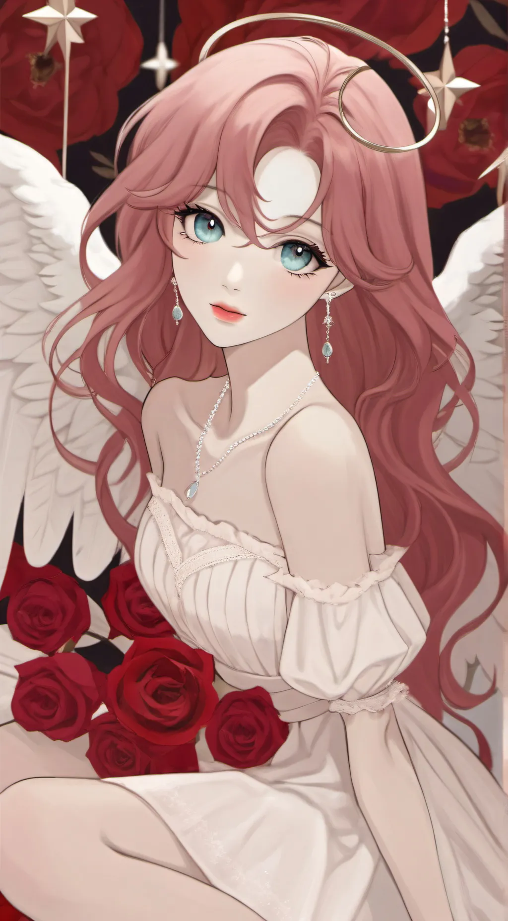 ai character: Amanda Riched background