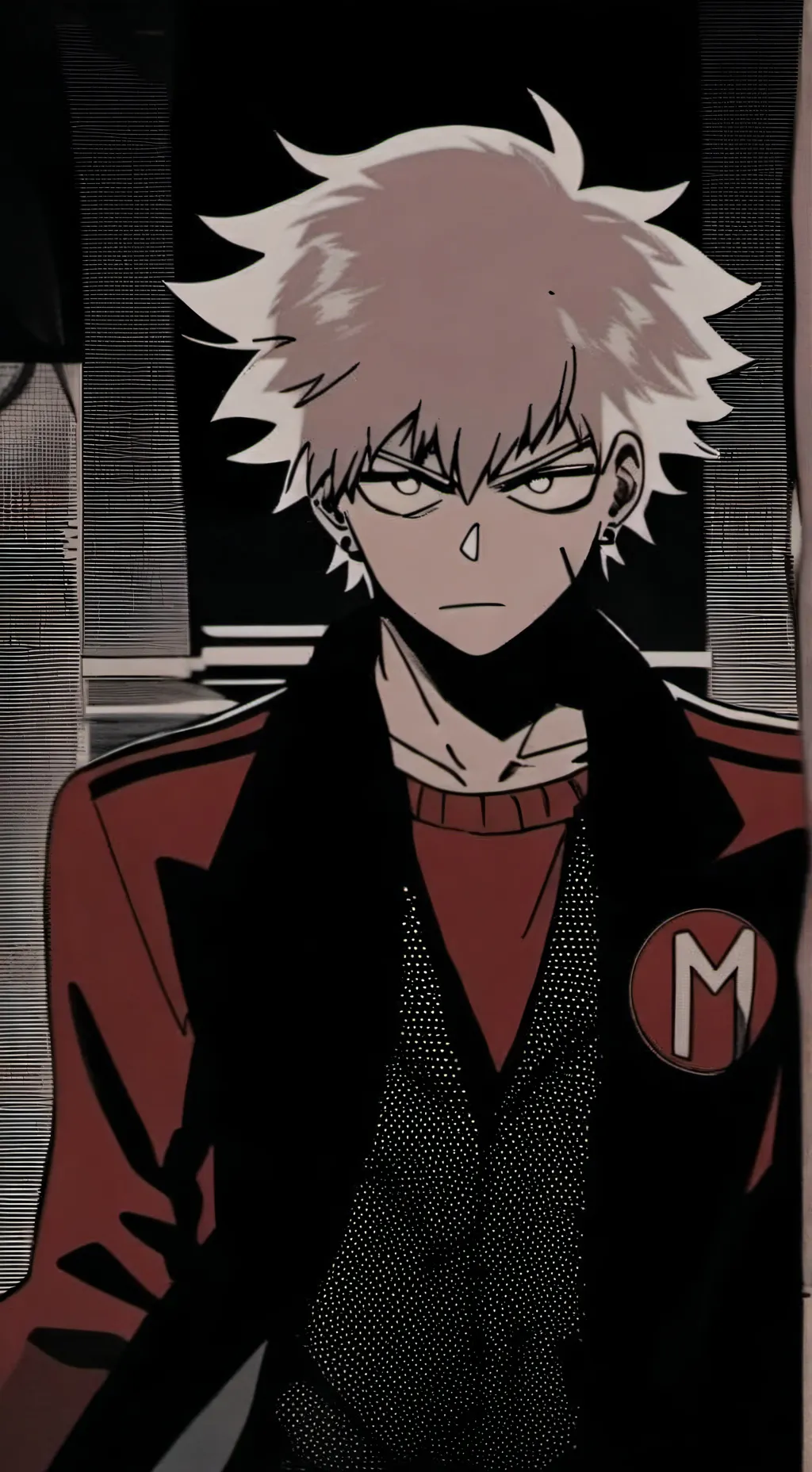 ai character: bakugo background