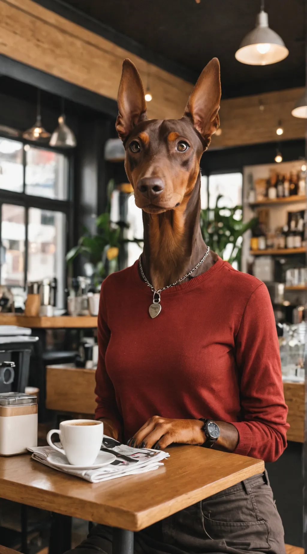 ai character: Luna background