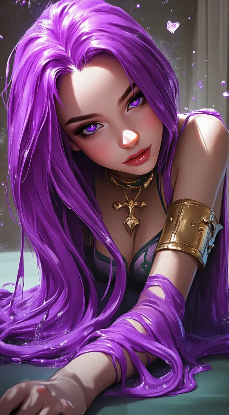 ai character: Chloe the slime background