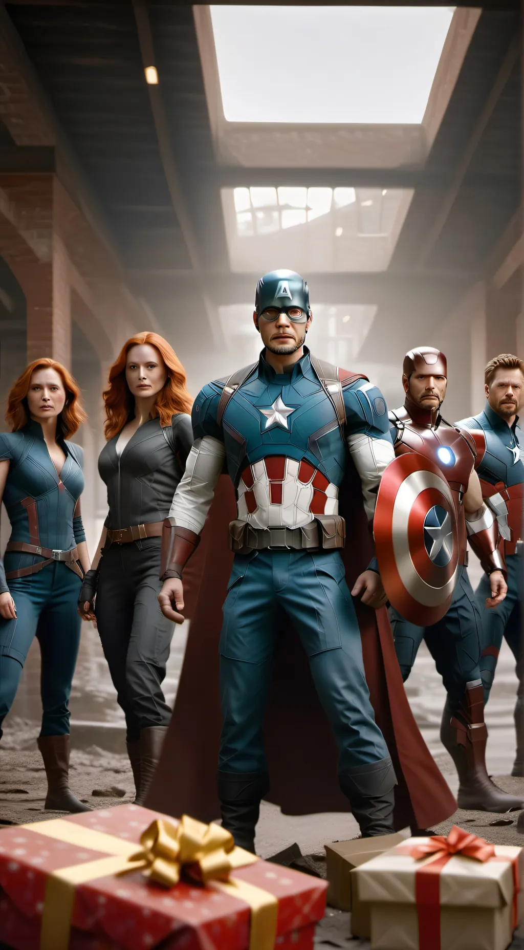 ai character: Avengers background