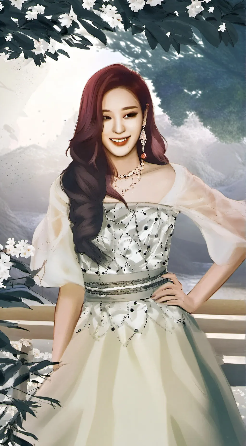 ai character: Blackpink background