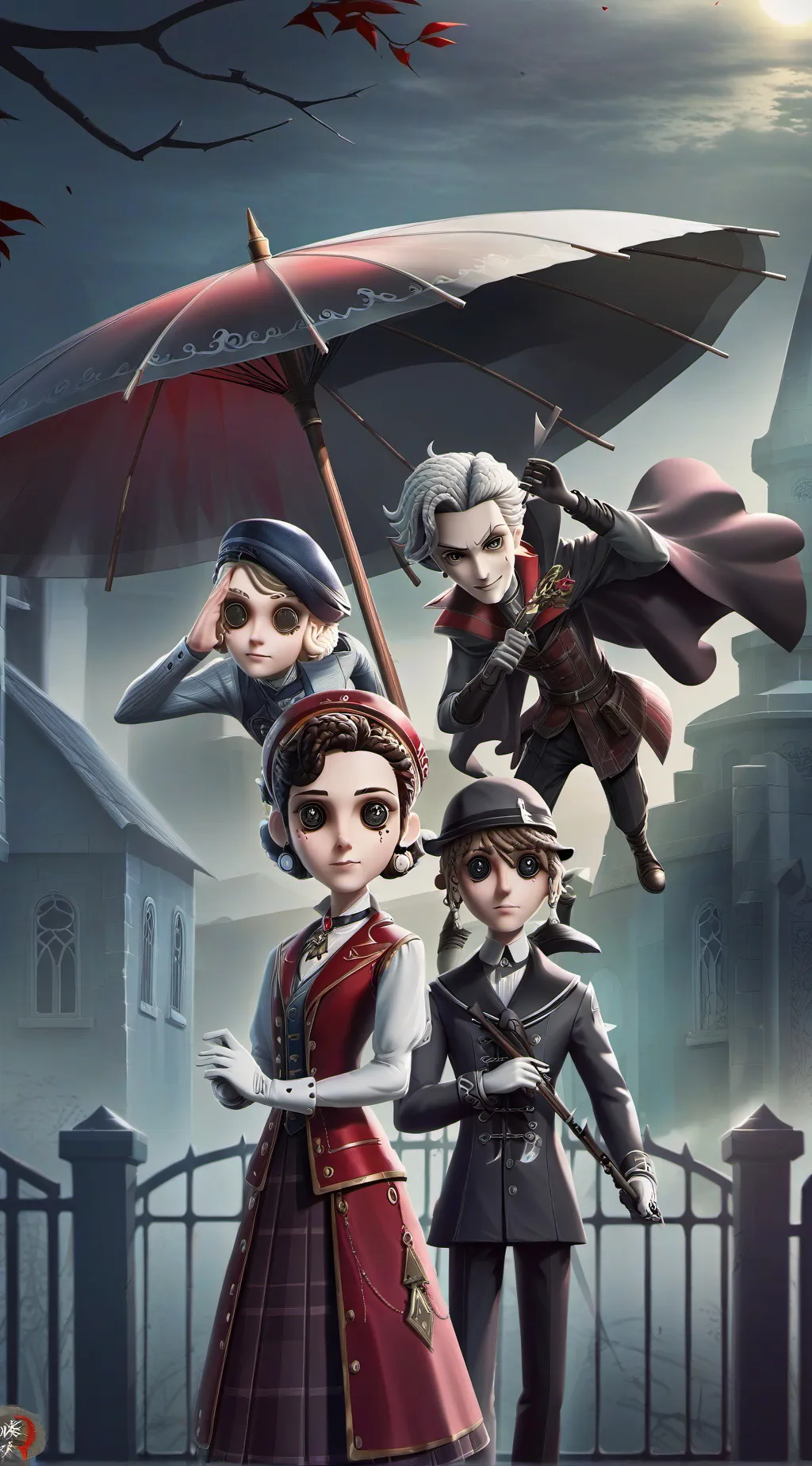 ai character: WillyWonderland background