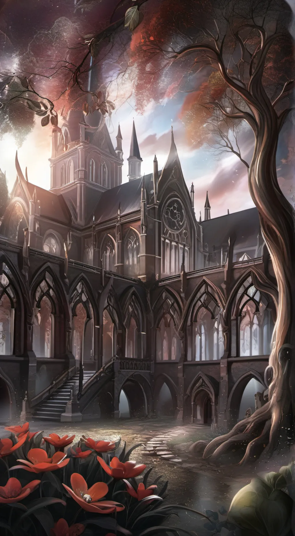 ai character: ~•Magic Academy•~ background