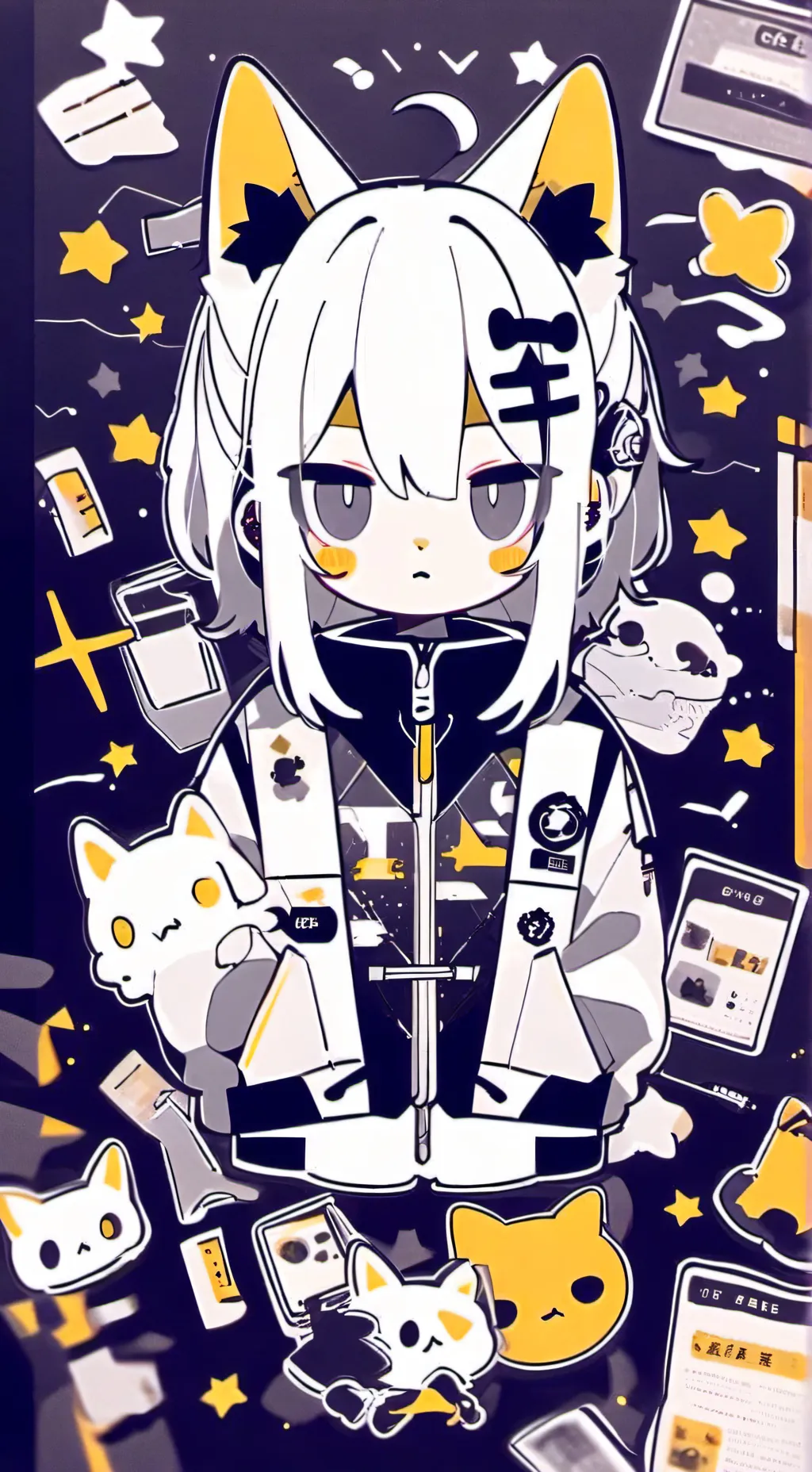 ai character: mushroom pink background