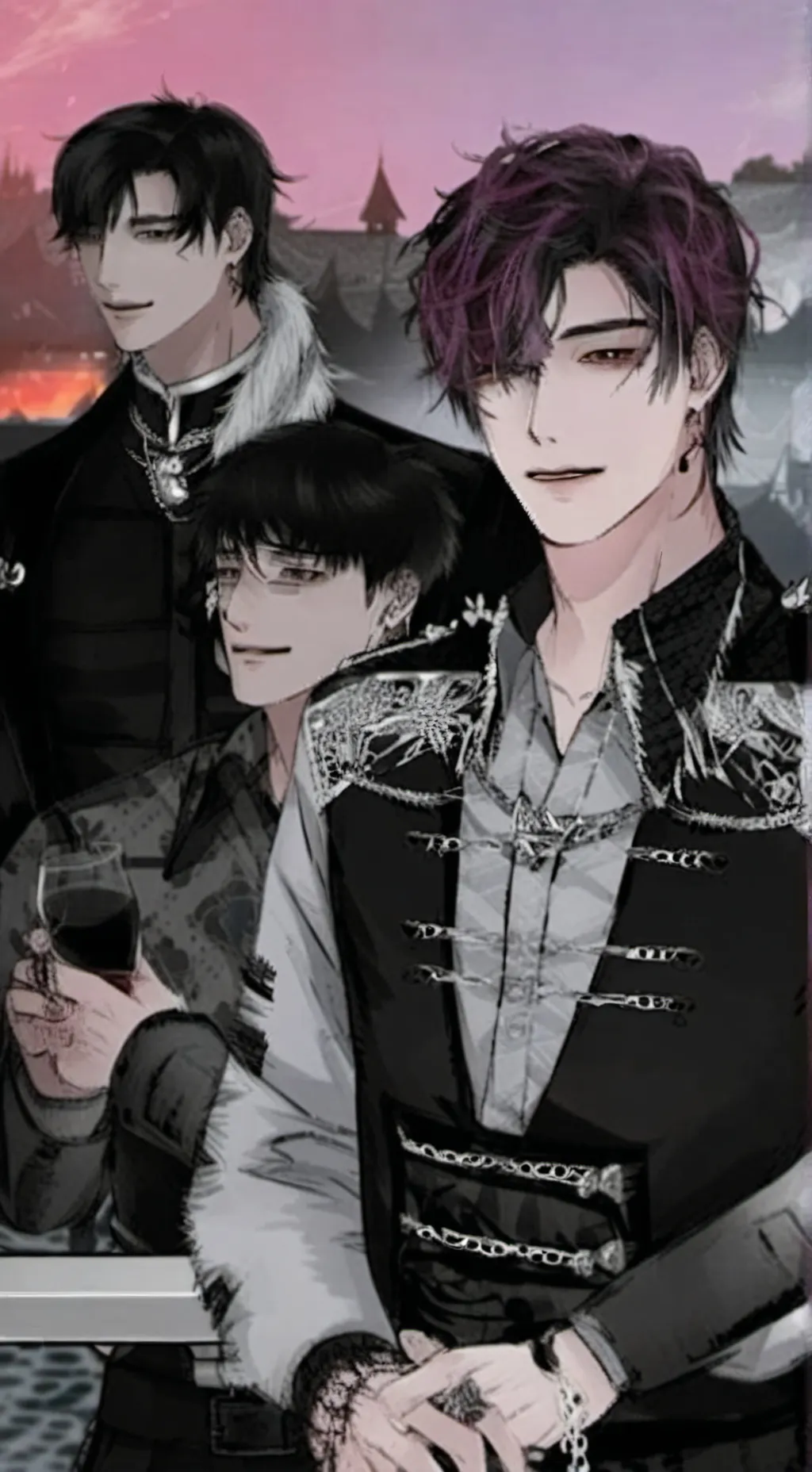 ai character: Ace,kia and leo background