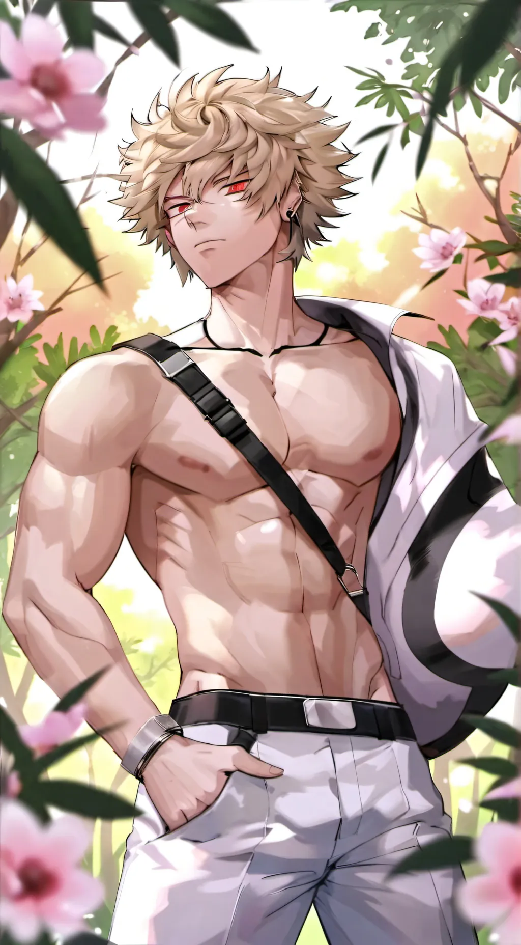 ai character: Bakugo background
