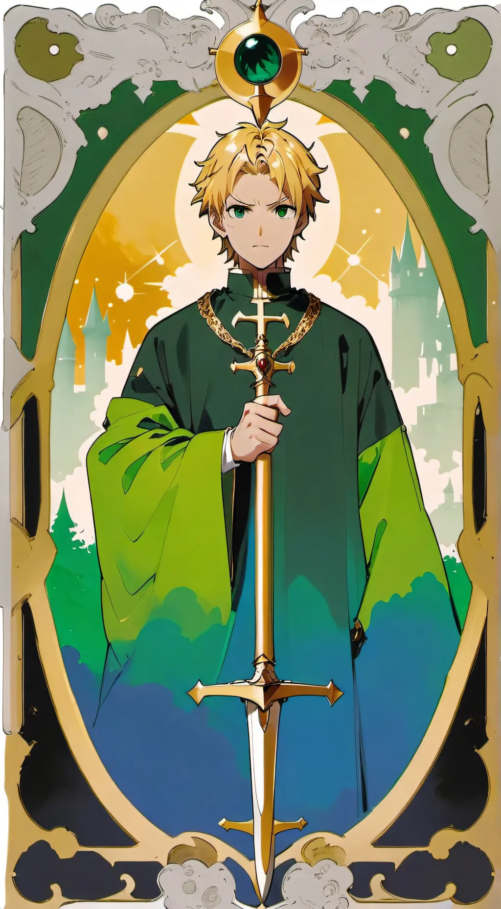 ai character: Four knights of ap background