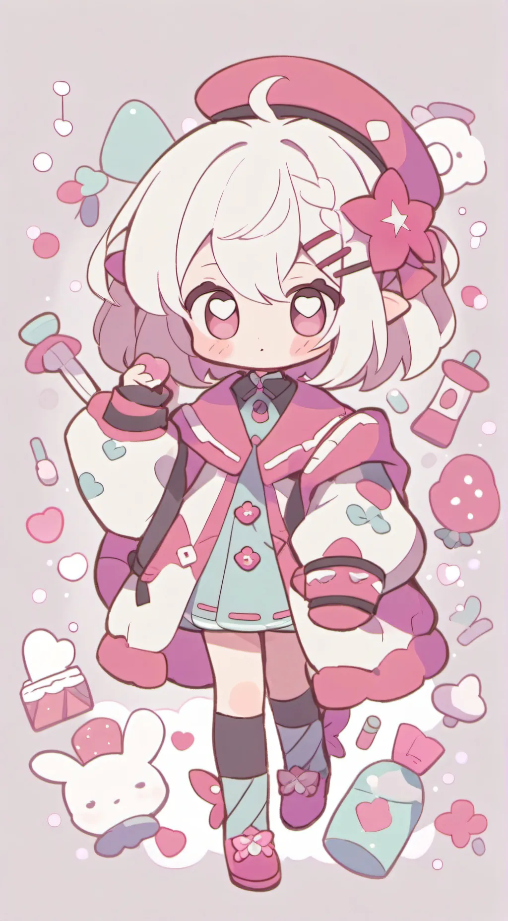 ai character: mha fée background