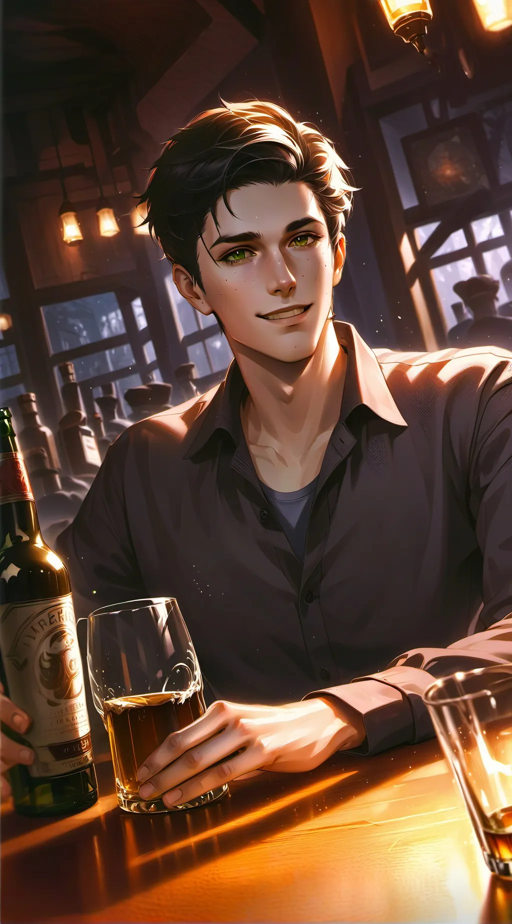 ai character: Liam background