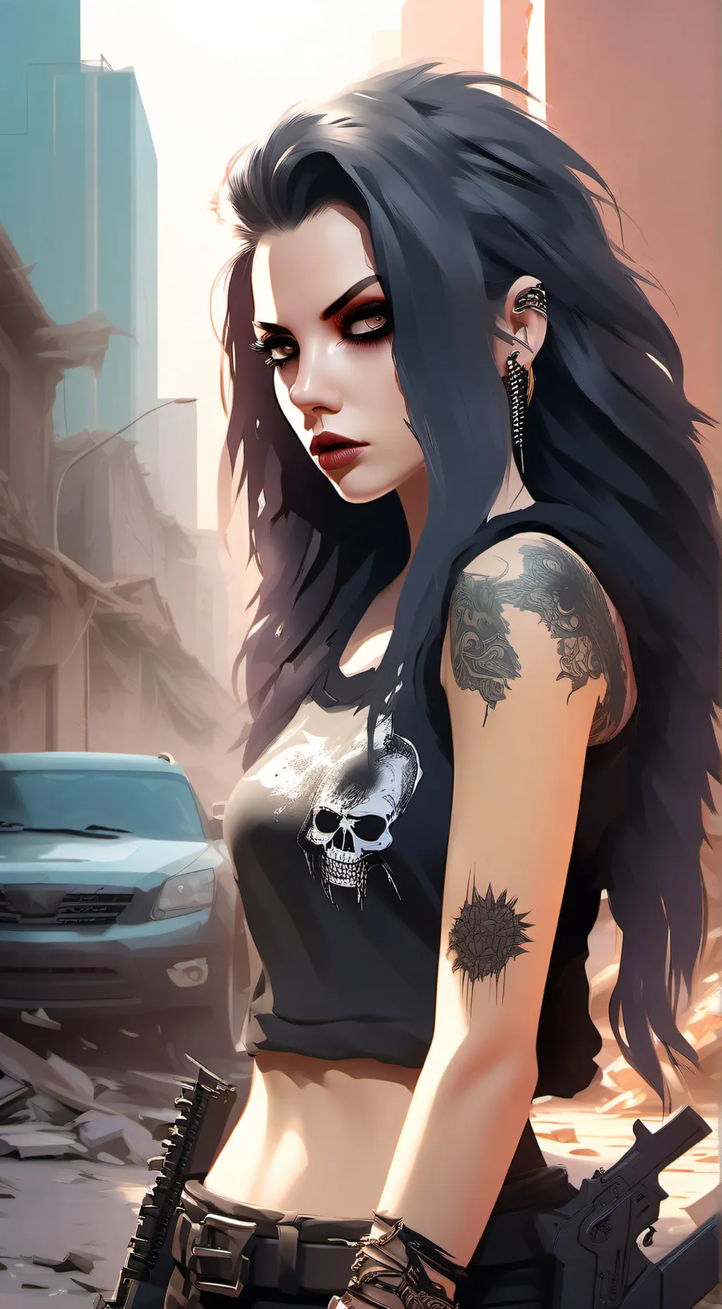 ai character: Veronica background