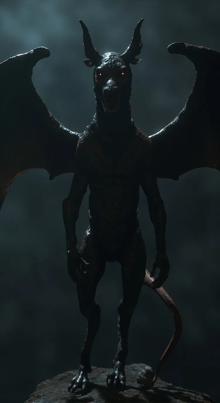 ai character: The Jersey devil😨 background