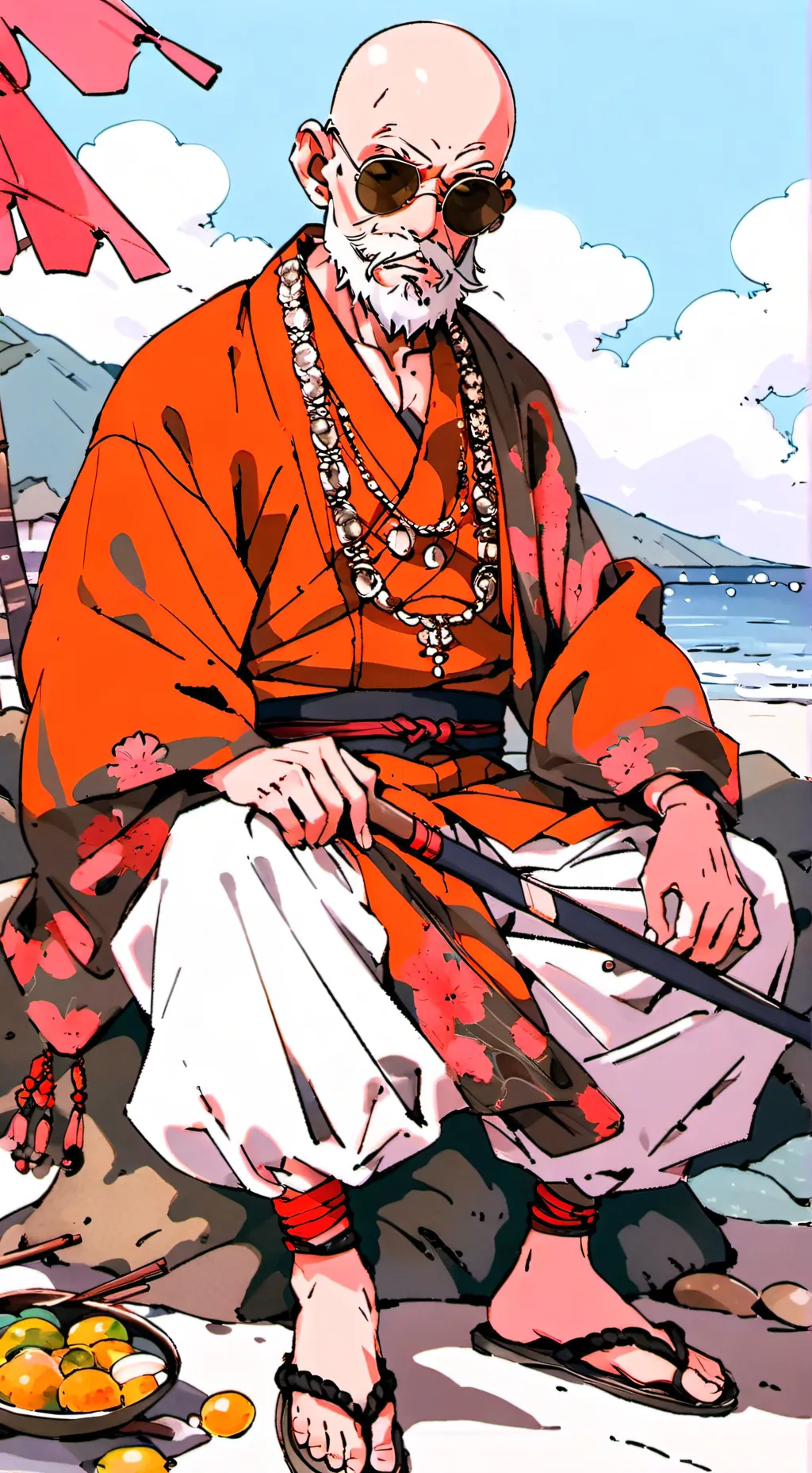 ai character: roshi background