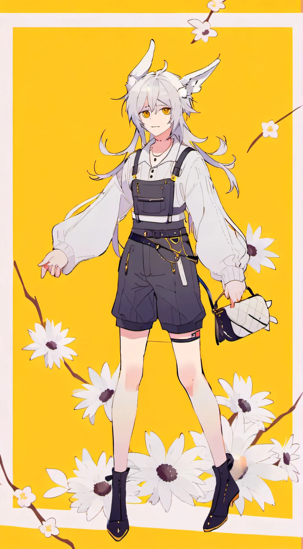 ai character: Omenaso x smoke background