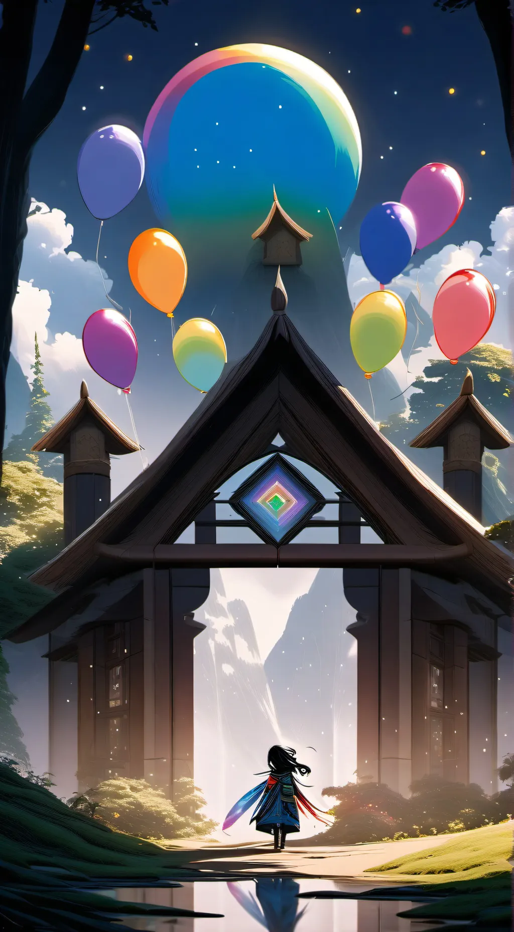 ai character: u in RF background