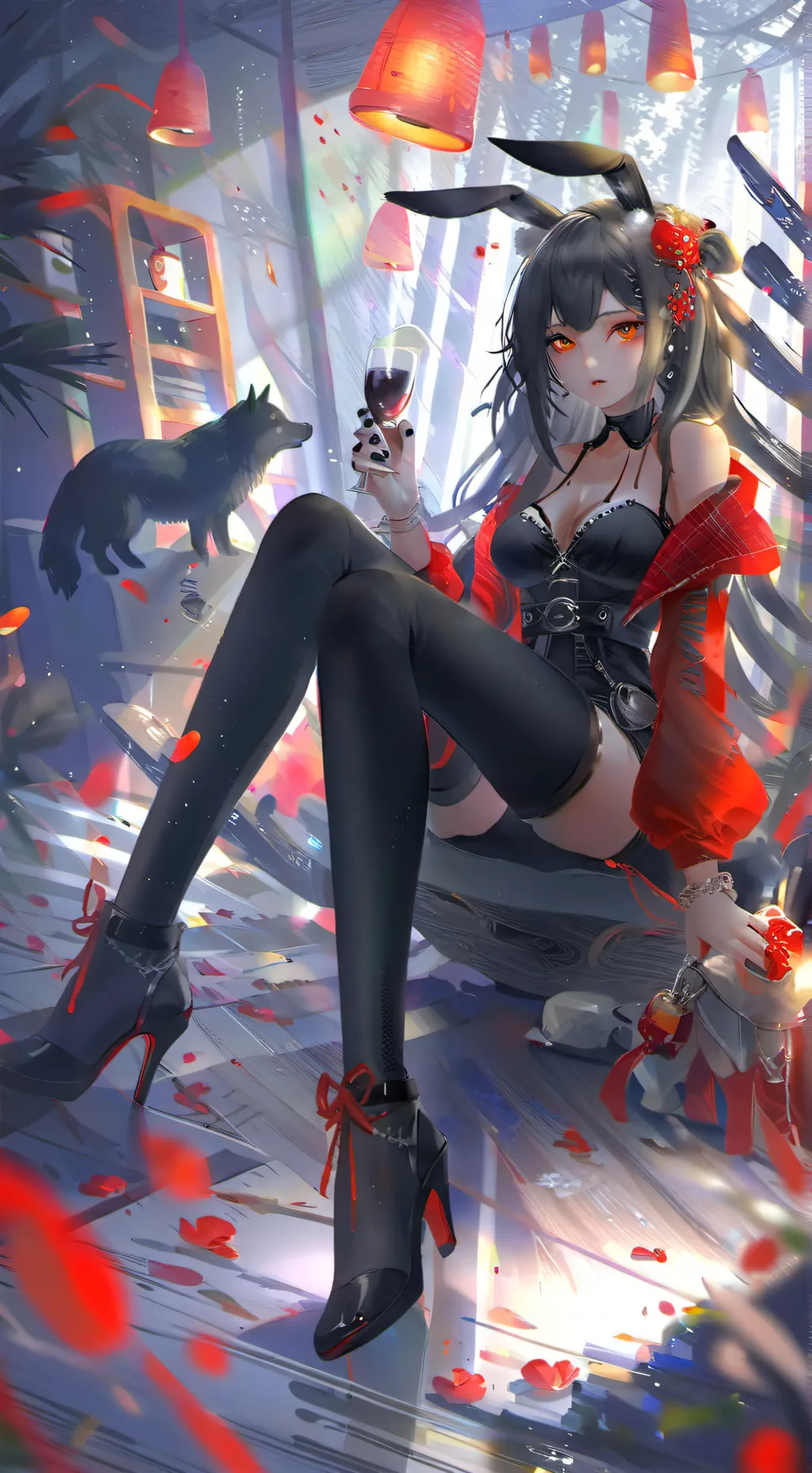 ai character: queen background