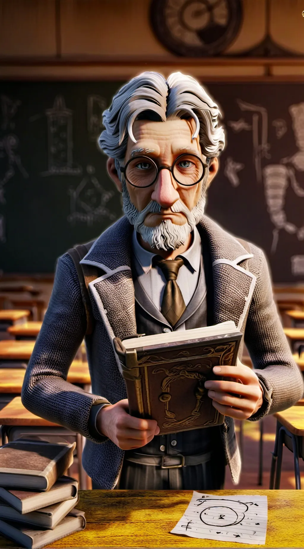 ai character: Dr. Internet  background