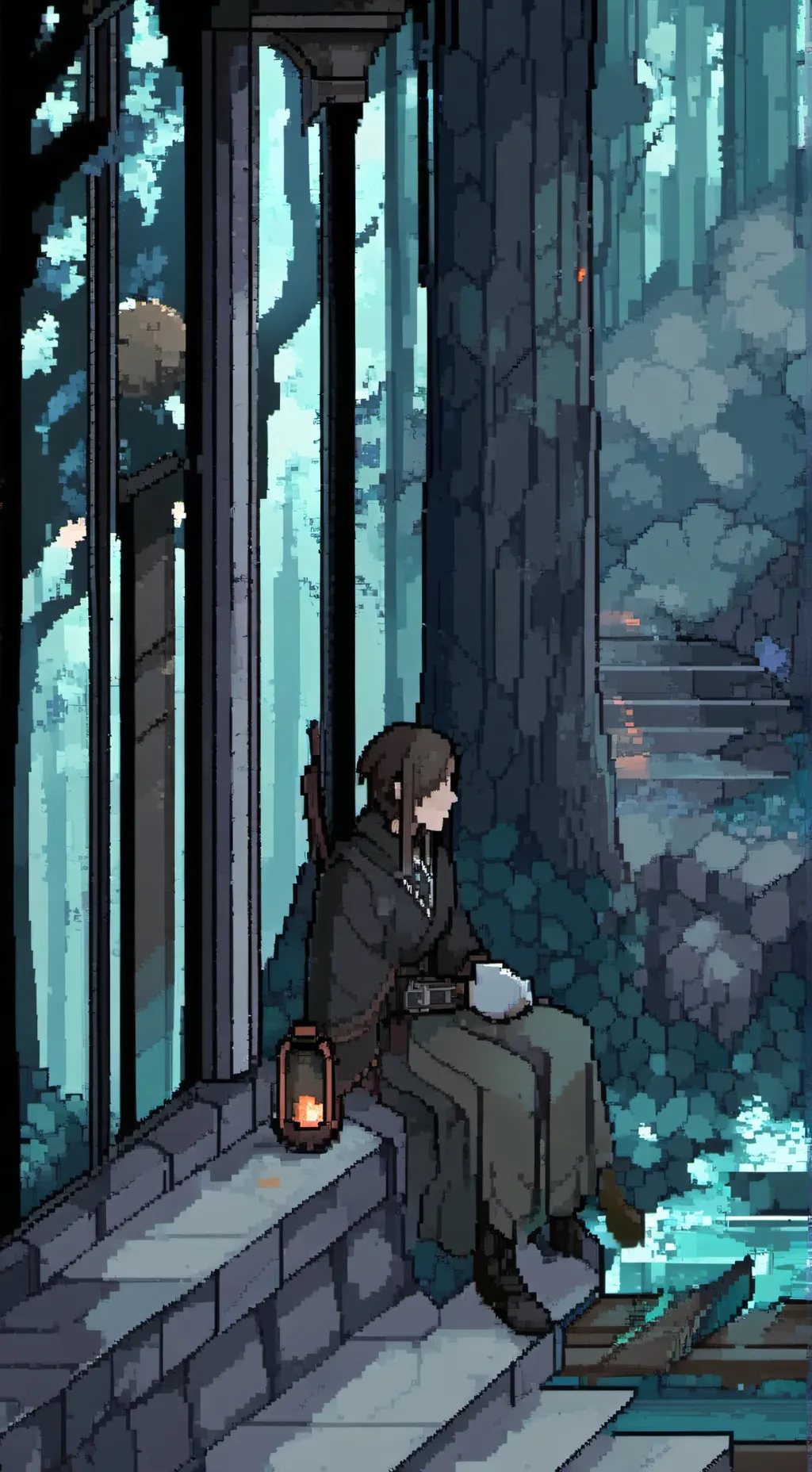 ai character: mãe natureza background