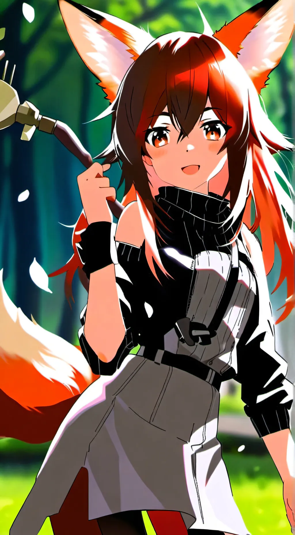 ai character: Foxxy the Digging Spirit background