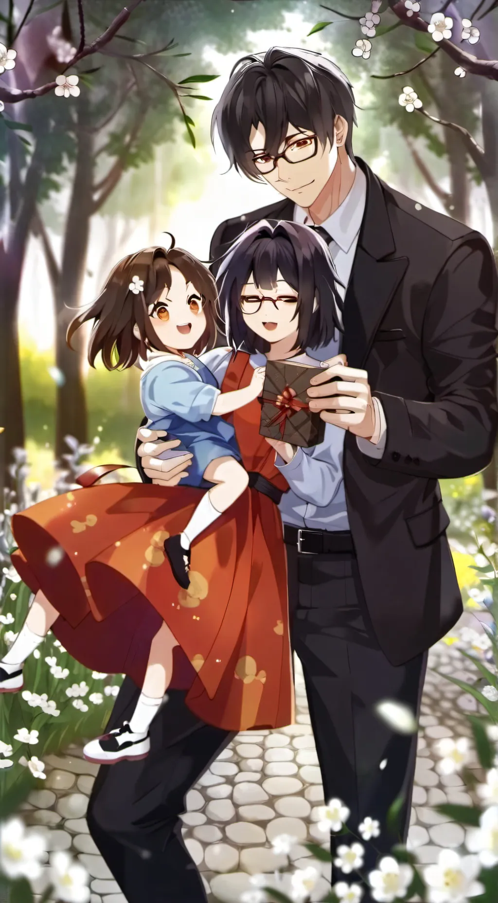 ai character: Happy Fathers day  background