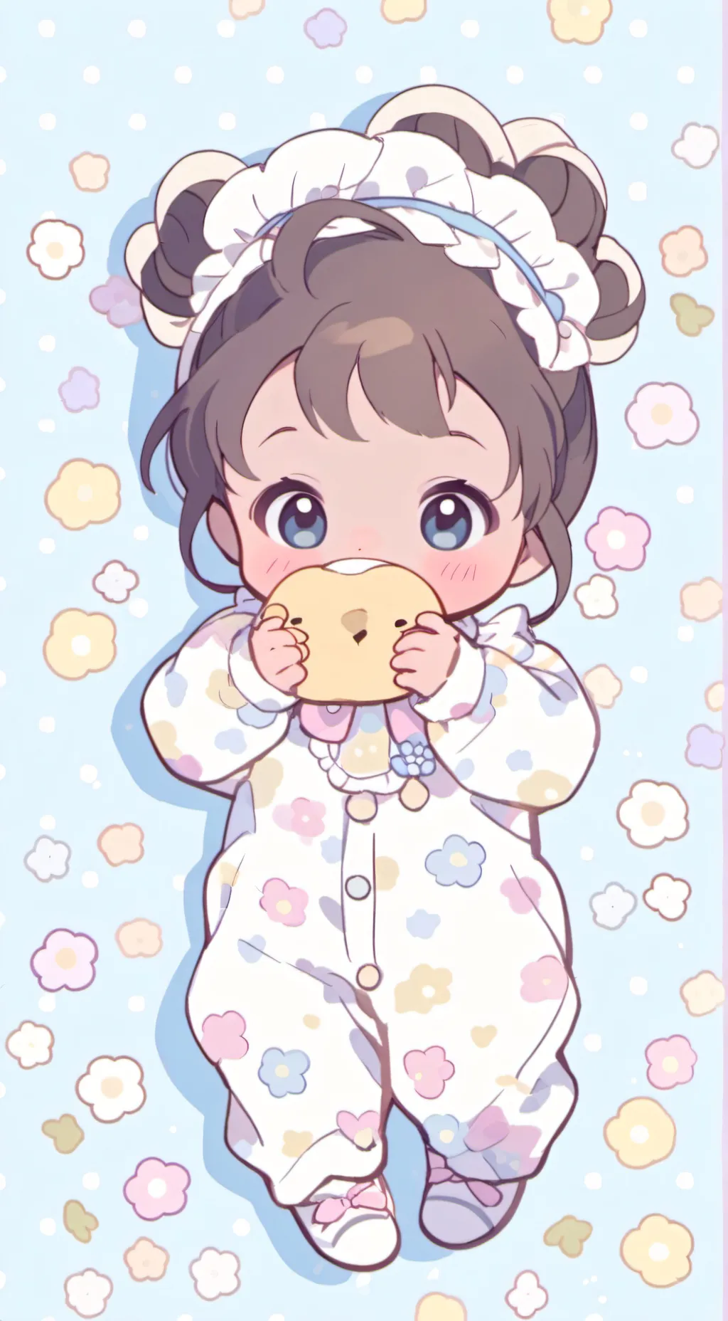 ai character: Kawaii baby background