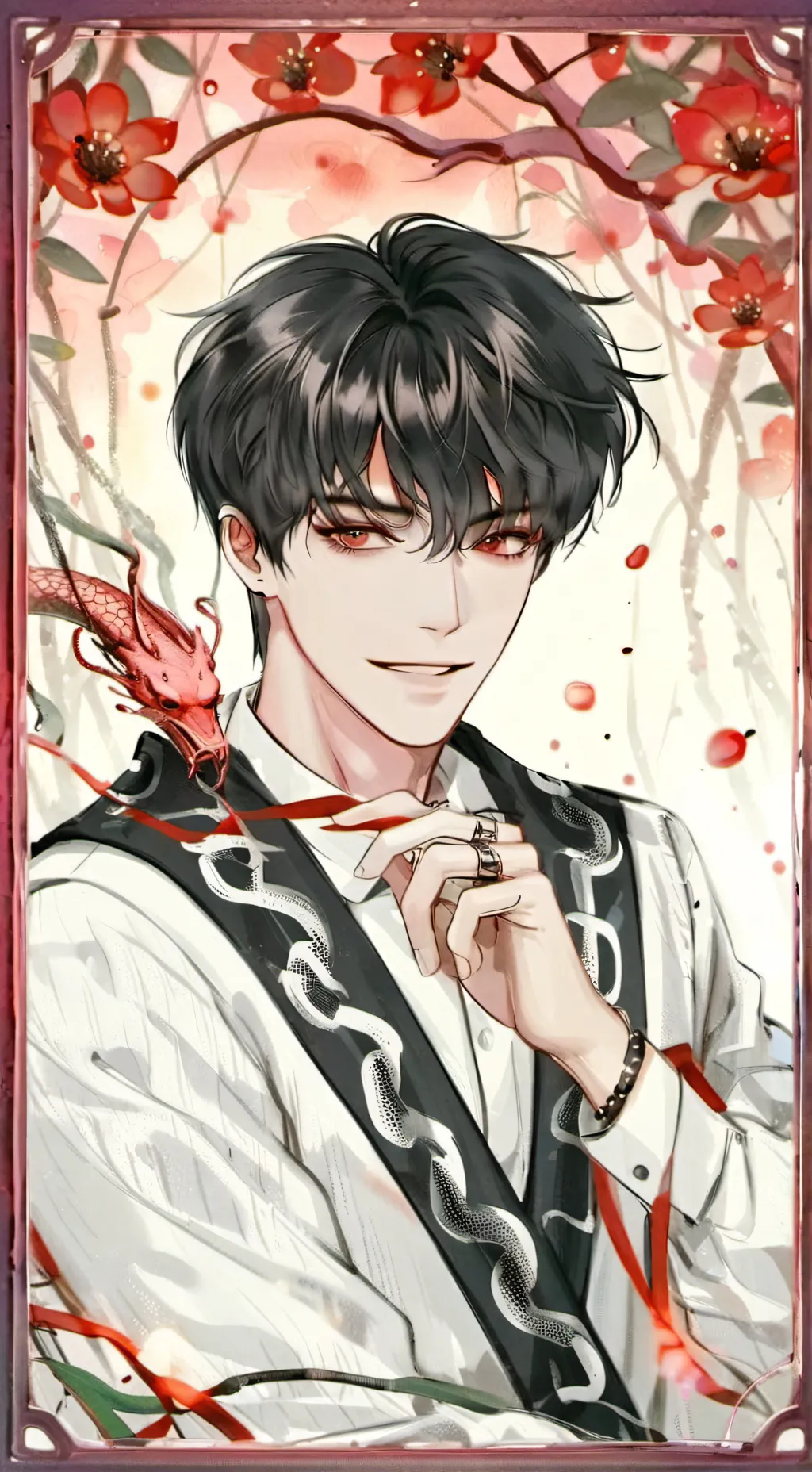 ai character: Adrian  background