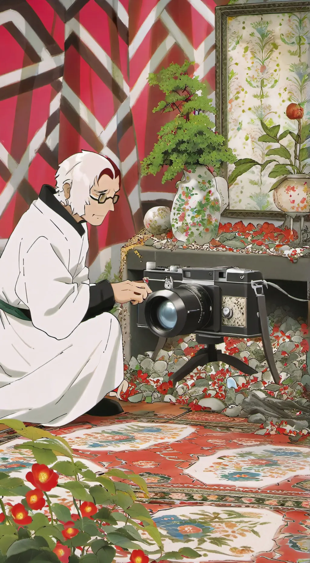 ai character: los Vengadores  background