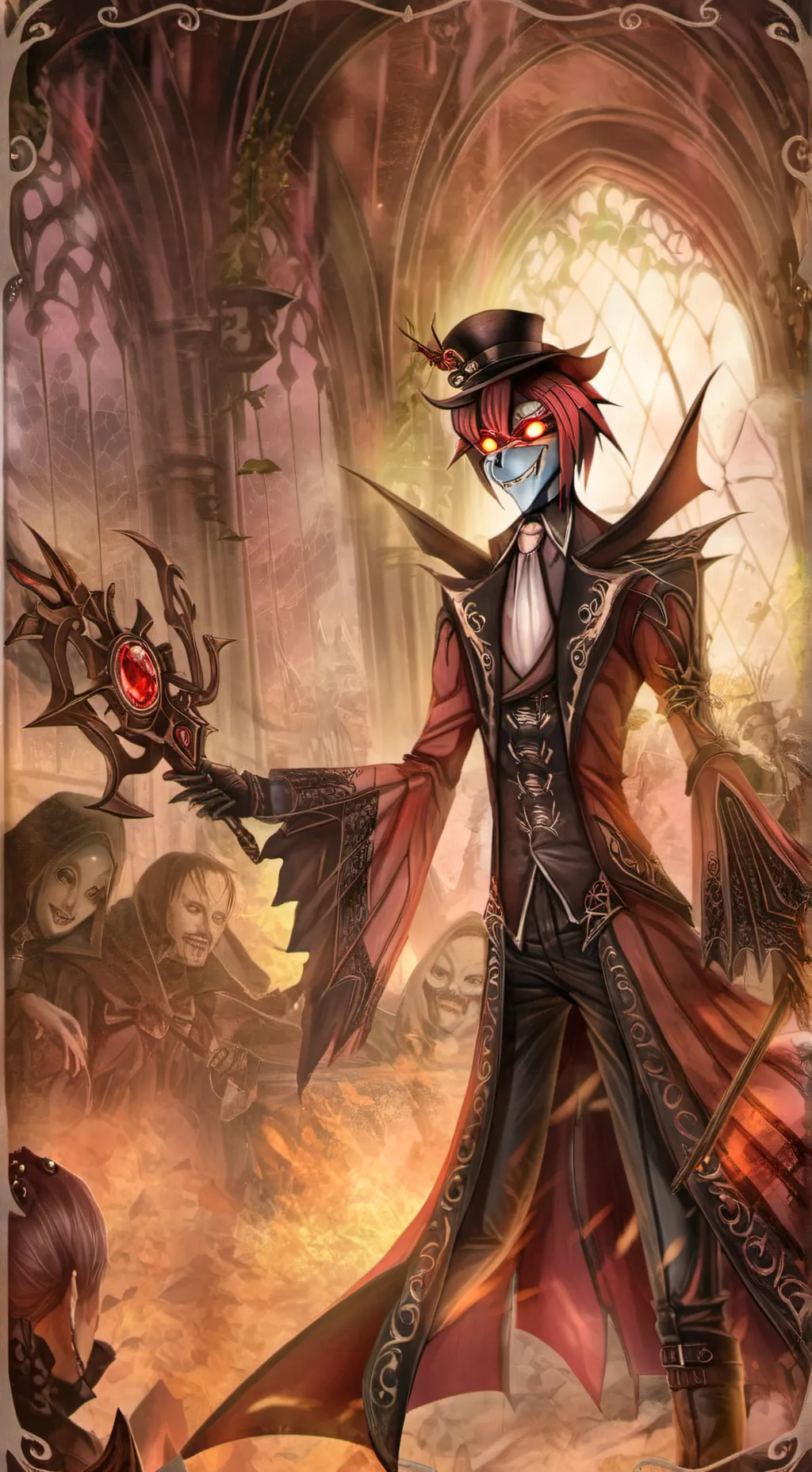 ai character: azazel background