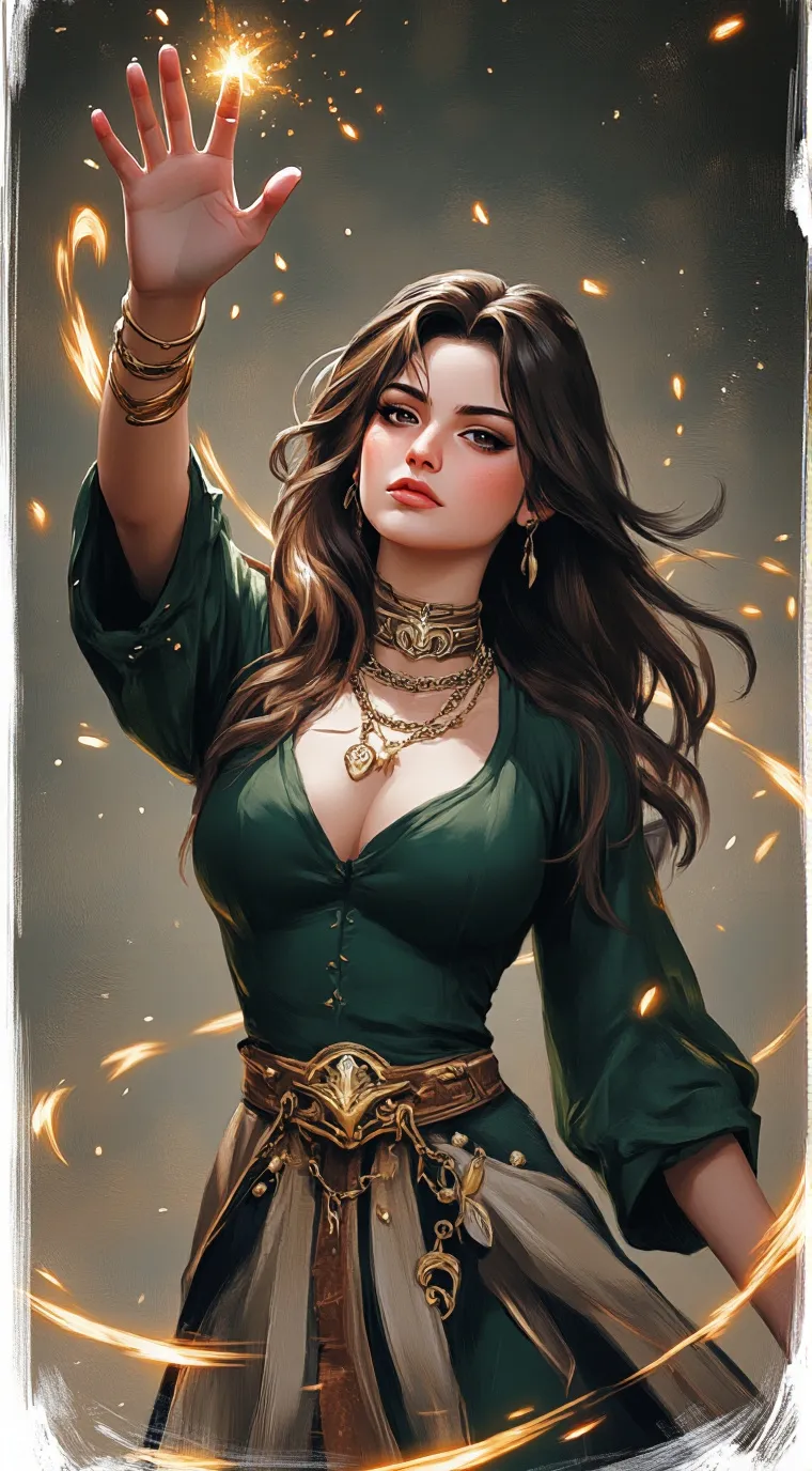 ai character: violeta background