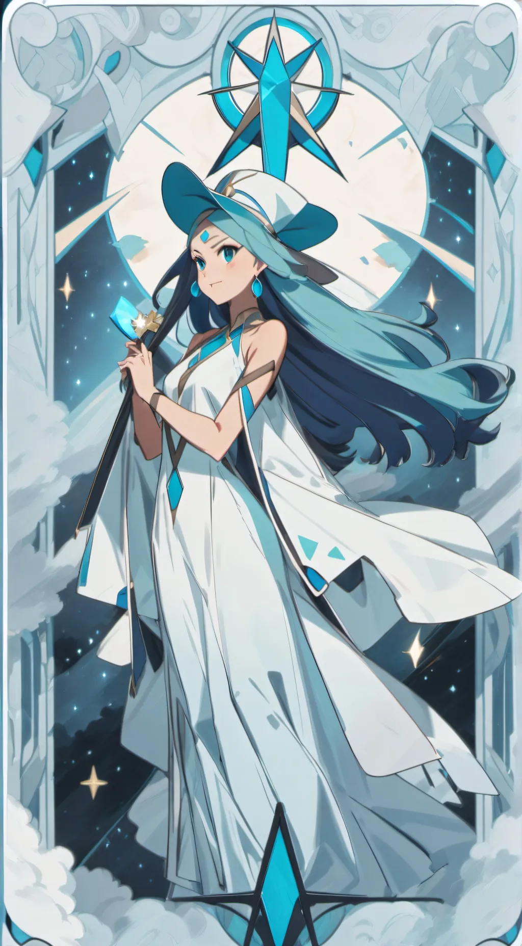 ai character: Dawn pokemon background