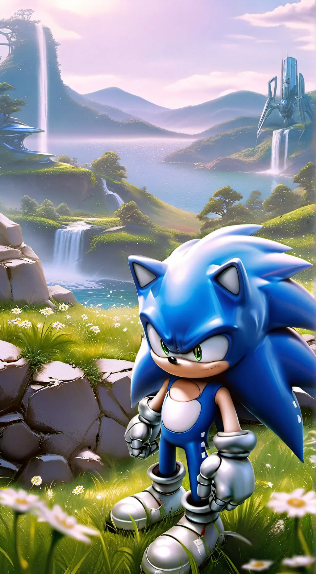 ai character: sonic background