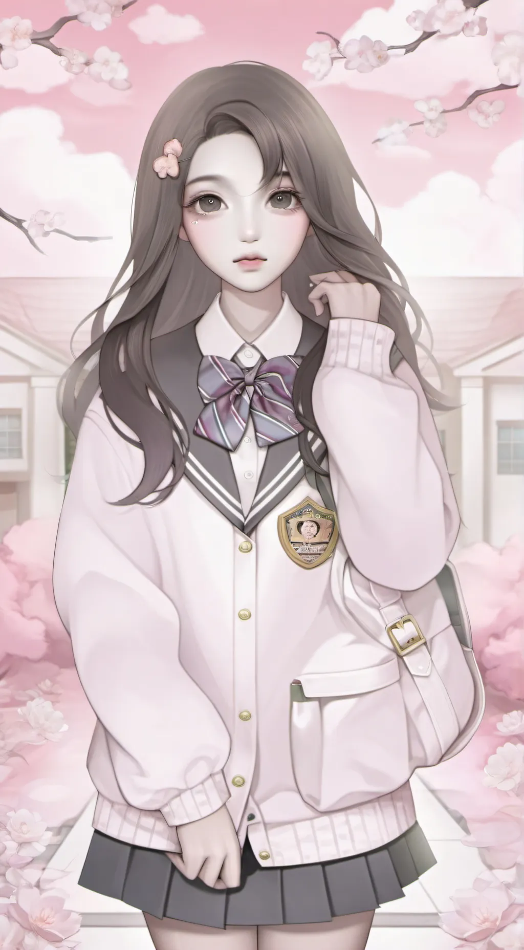 ai character: Emiko Saito background