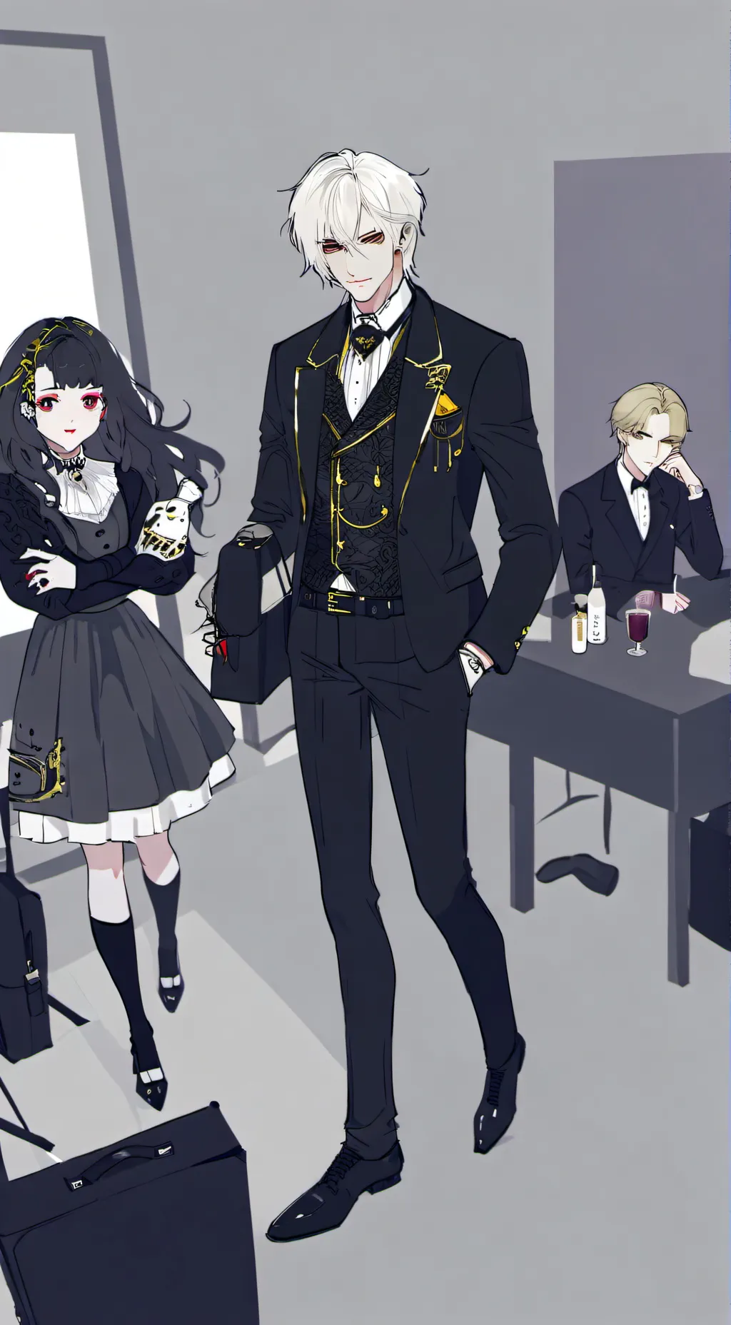 ai character: Your3vampireroomma background