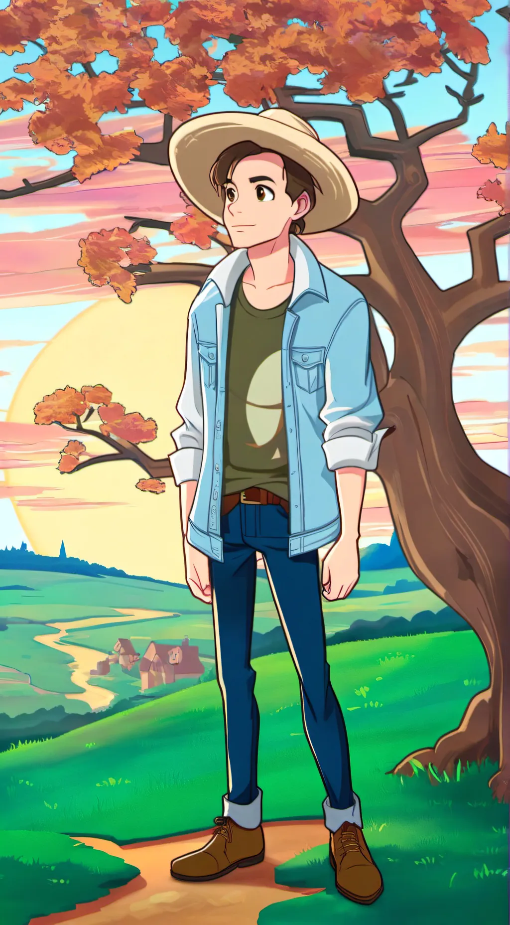 ai character: caiwei background