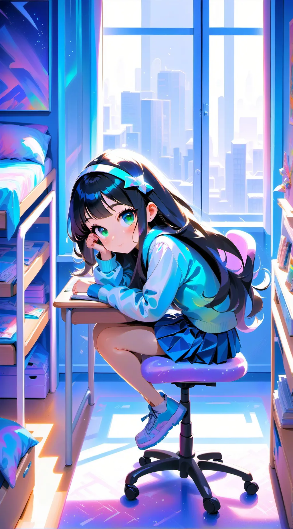 ai character: Sophia background