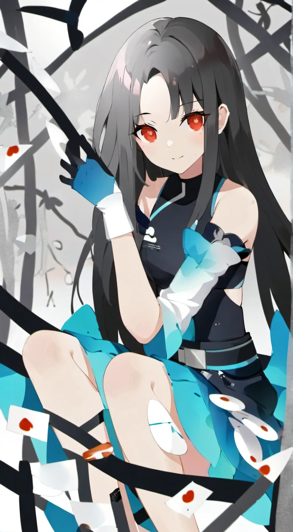 ai character: Anet❤️💕✨ background