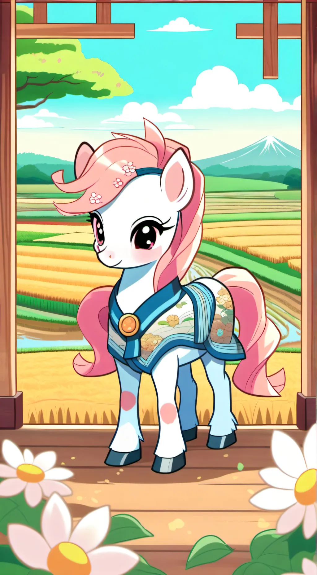 ai character: Anabesu  background