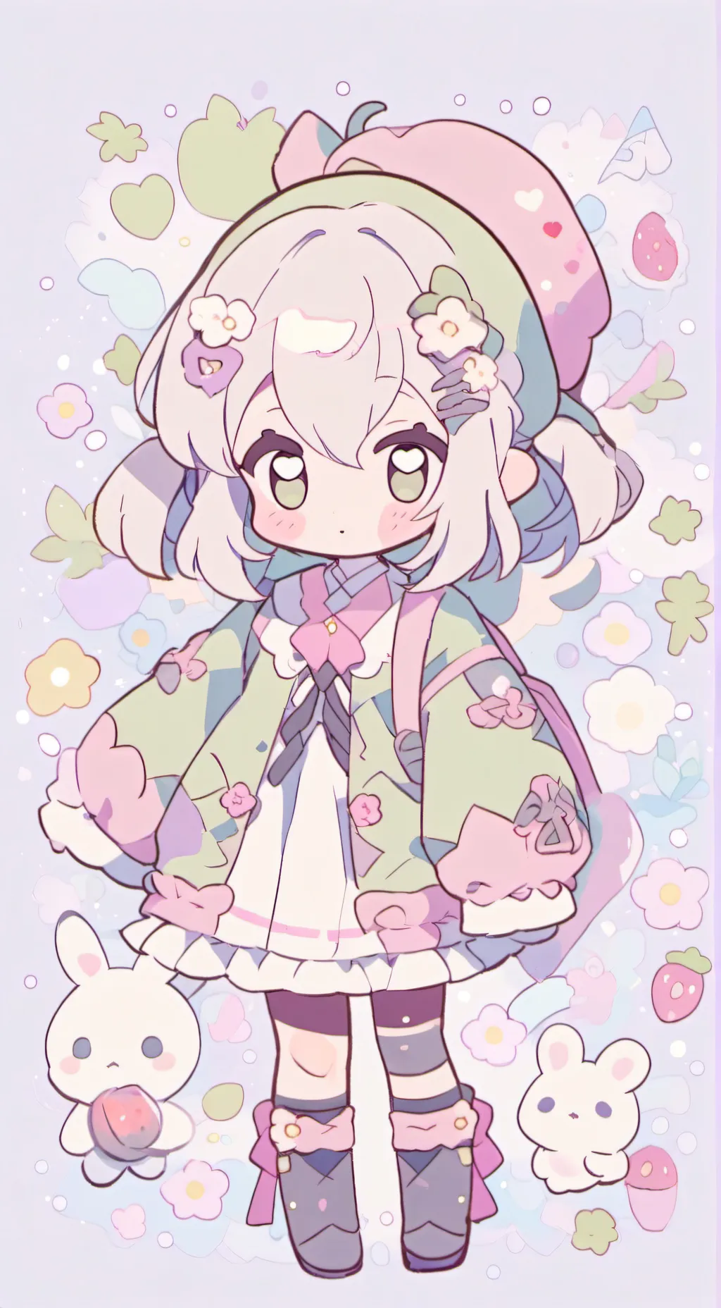 ai character: Мили background