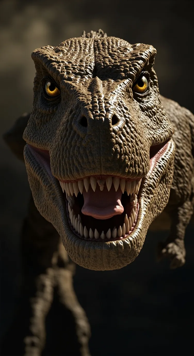 ai character: t.rex background